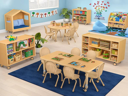 Flex-Space Jr.® Mobile Round Tables - US 8868