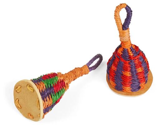Ghanaian Woven Rattles - Set of 2 - US 8763