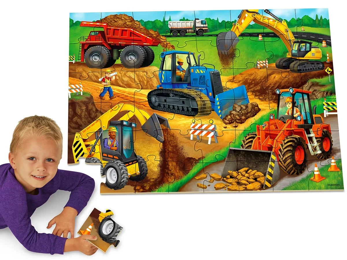 Construction Site Floor Puzzle - US 9127