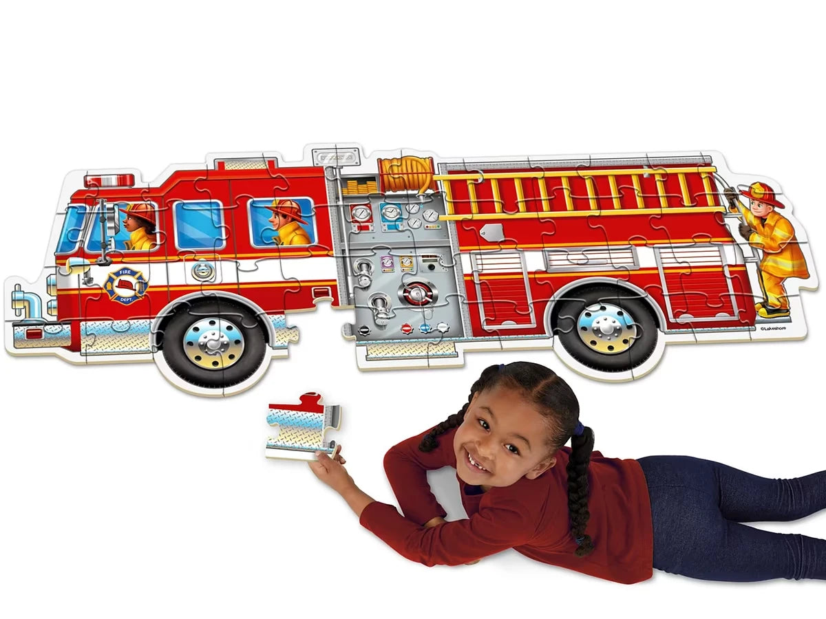 Fire Engine Floor Puzzle - US 6903