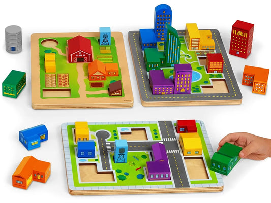 Build & Play Logic Puzzles - Complete Set - US 4064