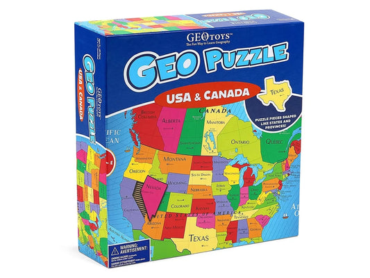 U.S.A. & Canada GeoPuzzle - US 6840