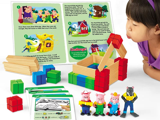 The Three Little Pigs Problem Solving STEM Kit - US 1387