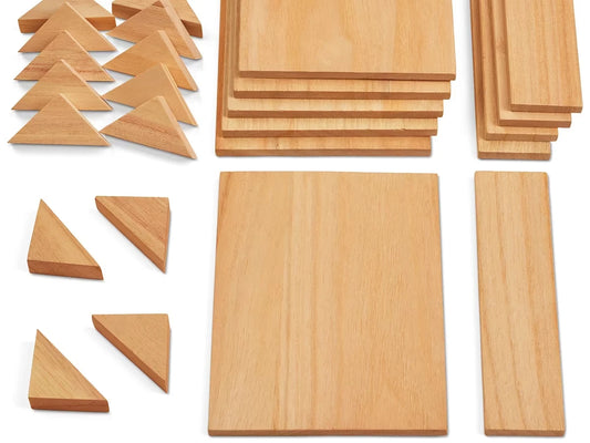 Maker Space Wooden Shapes Pack - US 4644