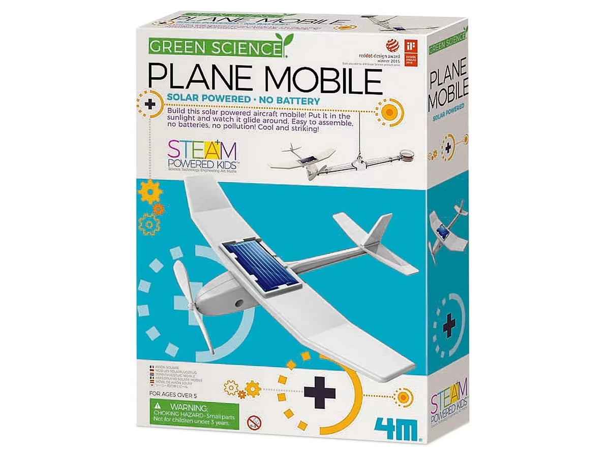Solar-Powered Plane Mobile STEM Kit - US 4027