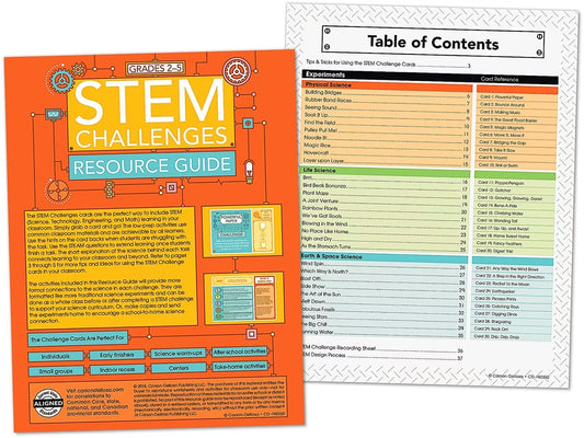 STEM Challenge Learning Cards - US 7606