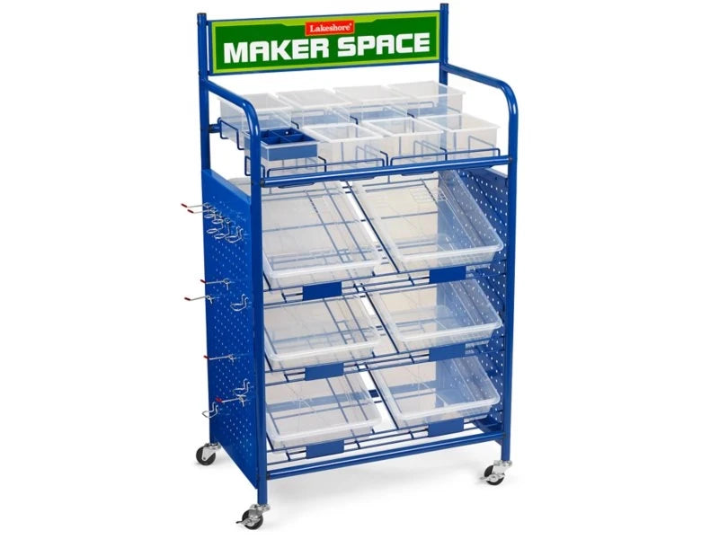 Maker Space Mobile Project Cart - Fully Loaded - US 9585