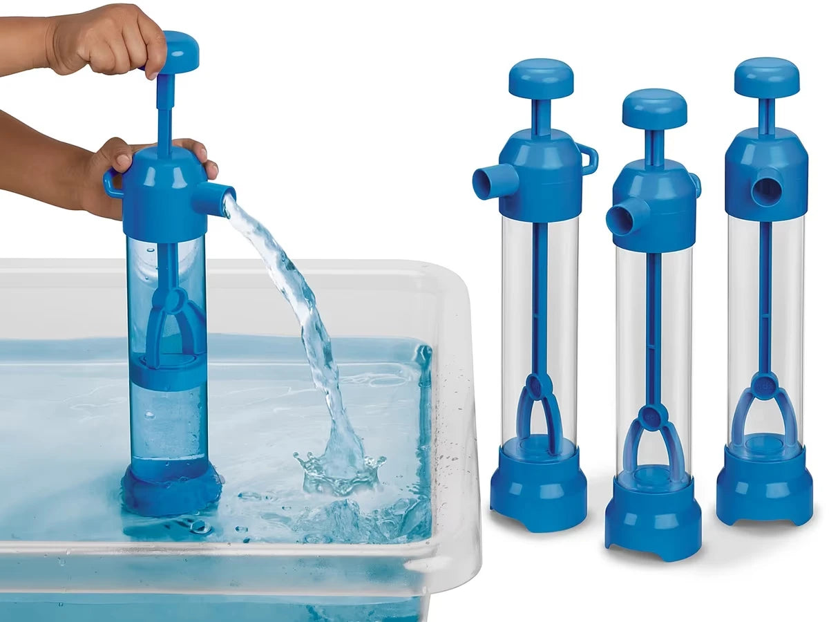 See-Inside Water Pumps - Set of 4 - US 7712