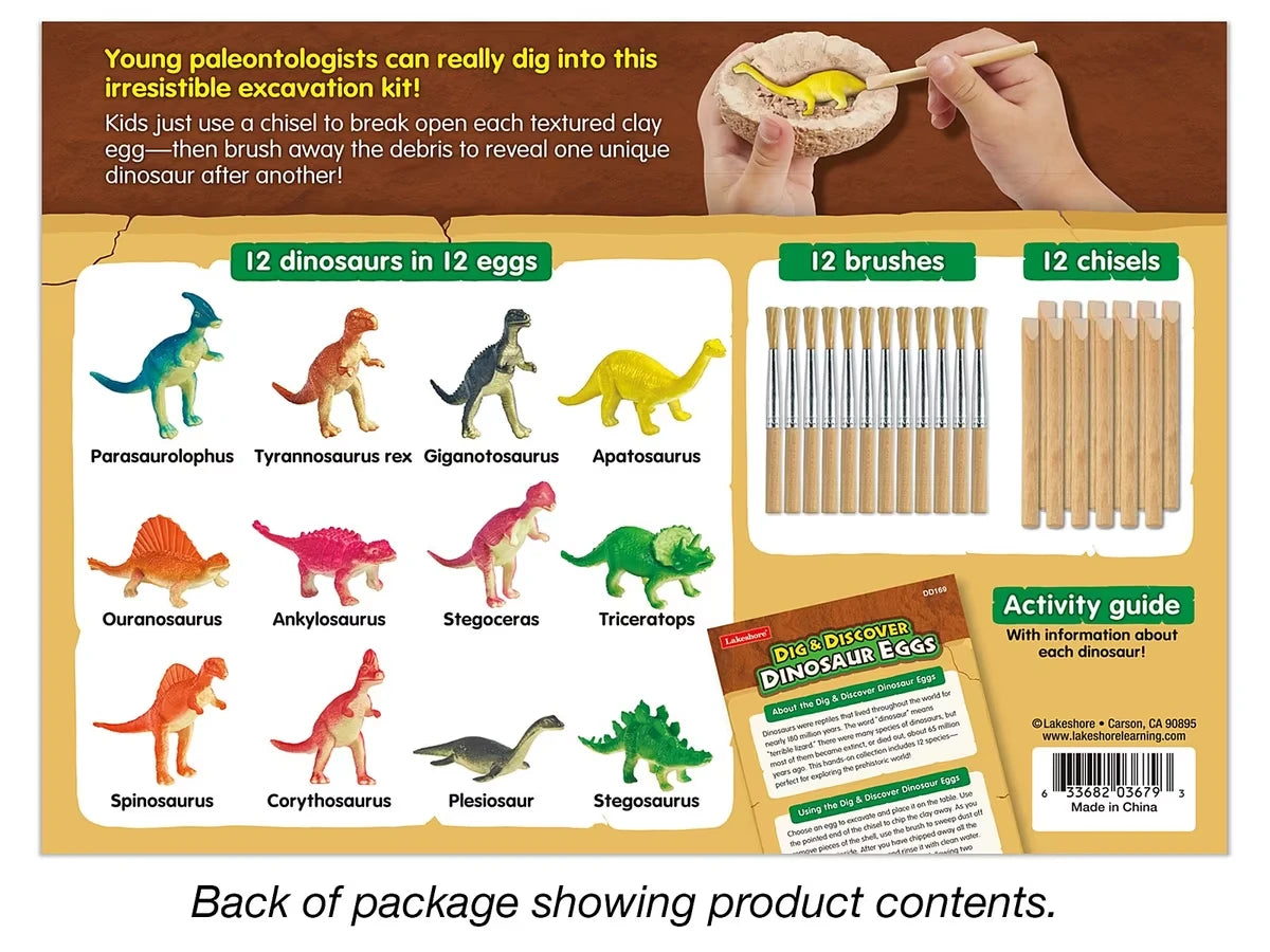 Dig & Discover Dinosaur Eggs - US 4051