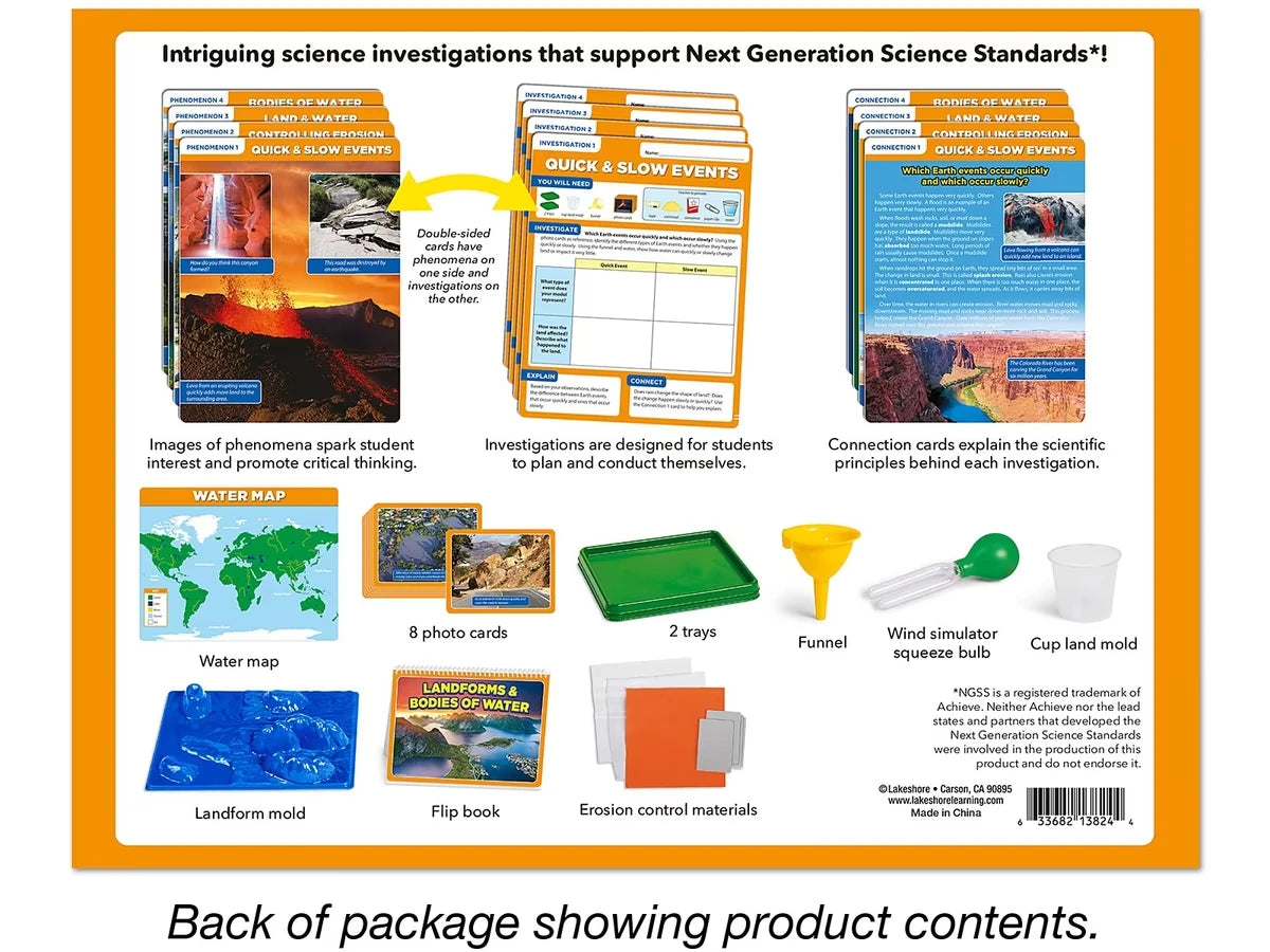Meet the Standards Landforms & Erosion Kit - Gr. 2 - US 5879