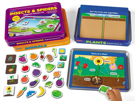 Living Things Magnetic Activity Tins - Complete Set - US 1654