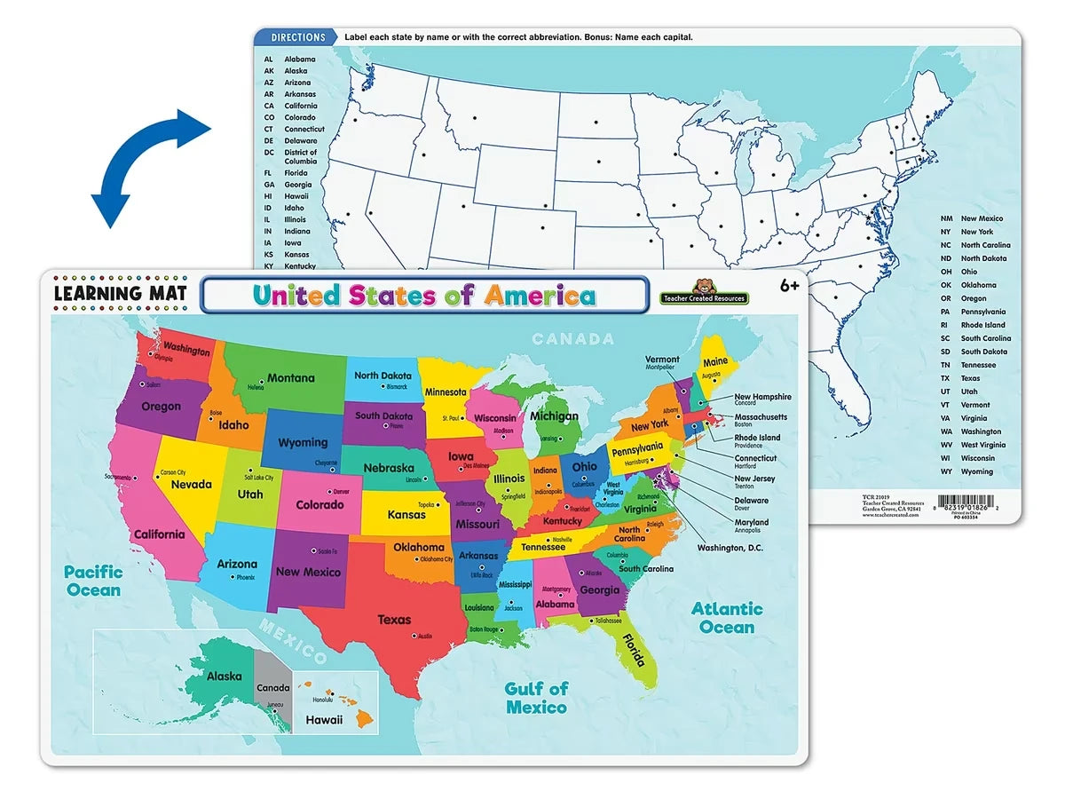 United States Learning Mat - US 2638