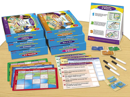 Social Studies Instant Learning Centers - Complete Set - US 4457