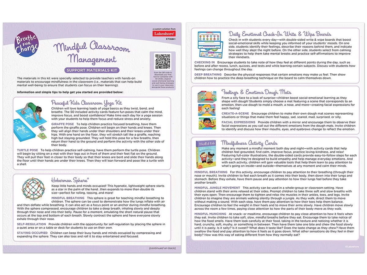 Breathe For Change Mindful Classroom Management - US 6278