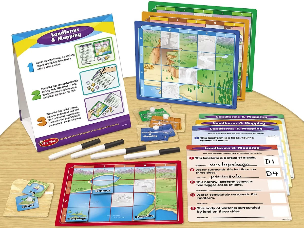 Landforms & Mapping Instant Learning Center - US 1655