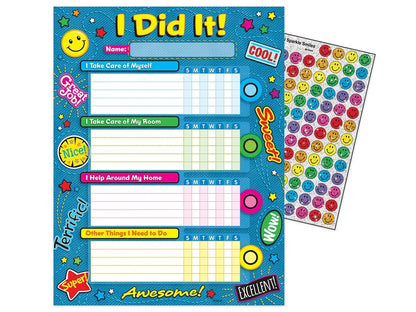 I Did It! Chore Charts - Set of 25 - US 8163