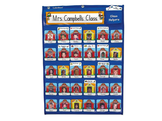 Daily Attendance & Classroom Helpers Chart - US 3319