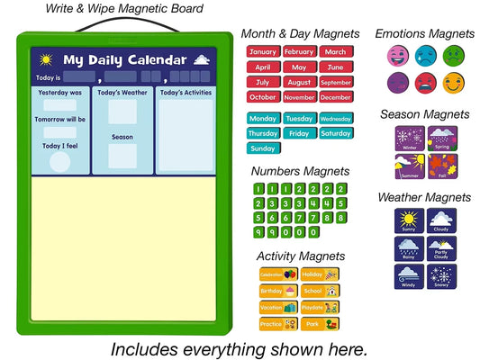 All About Today! Magnetic Calendar - US 5757