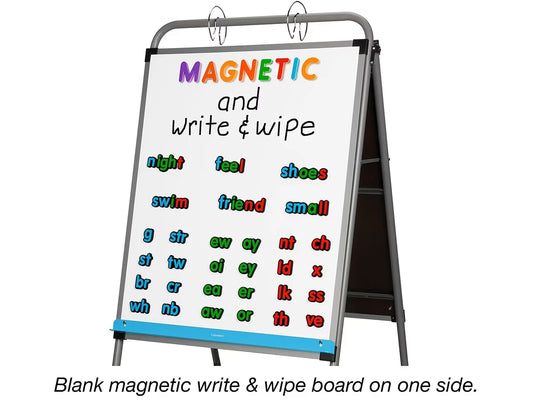 Flex-Space Double-Sided Mobile Teaching Easel - US 8630
