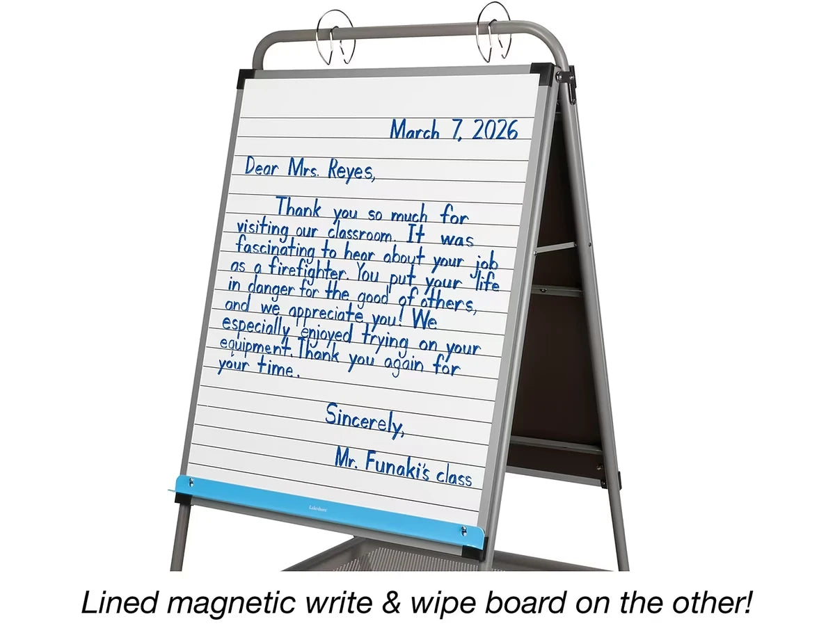 Flex-Space Double-Sided Mobile Teaching Easel - US 8630