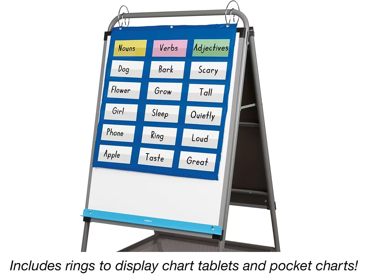 Flex-Space Double-Sided Mobile Teaching Easel - US 8630