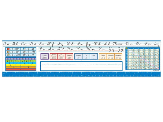 Lakeshore Modern Cursive Reference Nameplates - Gr. 3-5 - US 2189