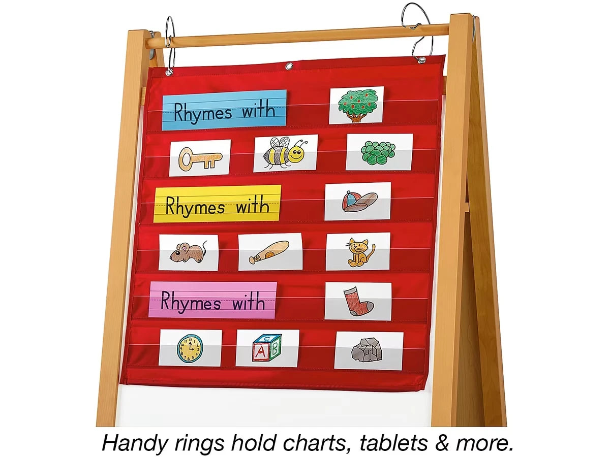 Hardwood Mobile Teaching Easel - US 3872