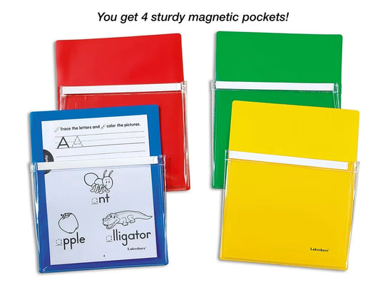 Magnetic Paper Pockets - Set of 4 - US 6131