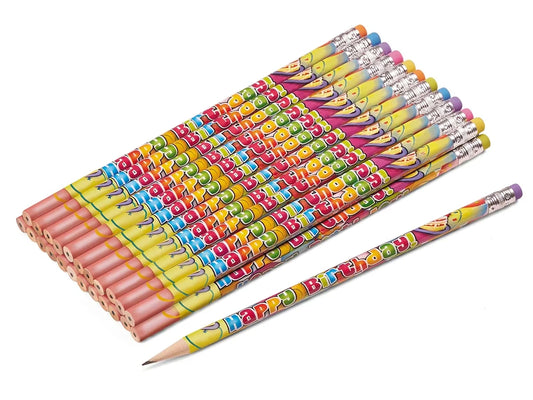 Happy Birthday! Pencils - Set of 24 - US 5065