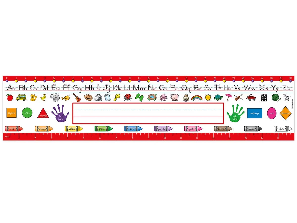 Lakeshore Traditional Manuscript Reference Nameplates - Pre K-K - US 5953