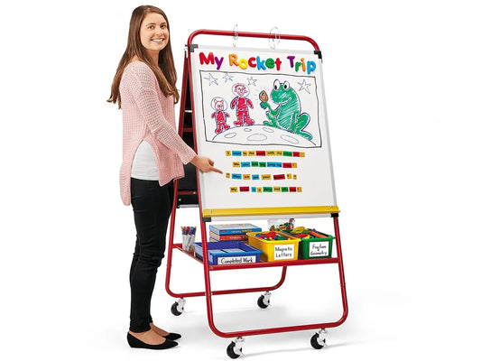 All-Purpose Mobile Teaching Easel - Elementary - US 6879