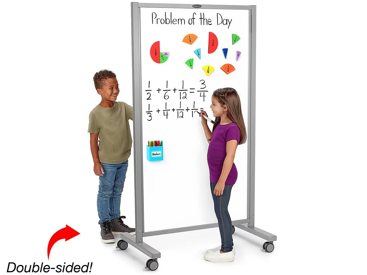 Flex-Space Mobile Magnetic Double-Sided Whiteboard - US 3371