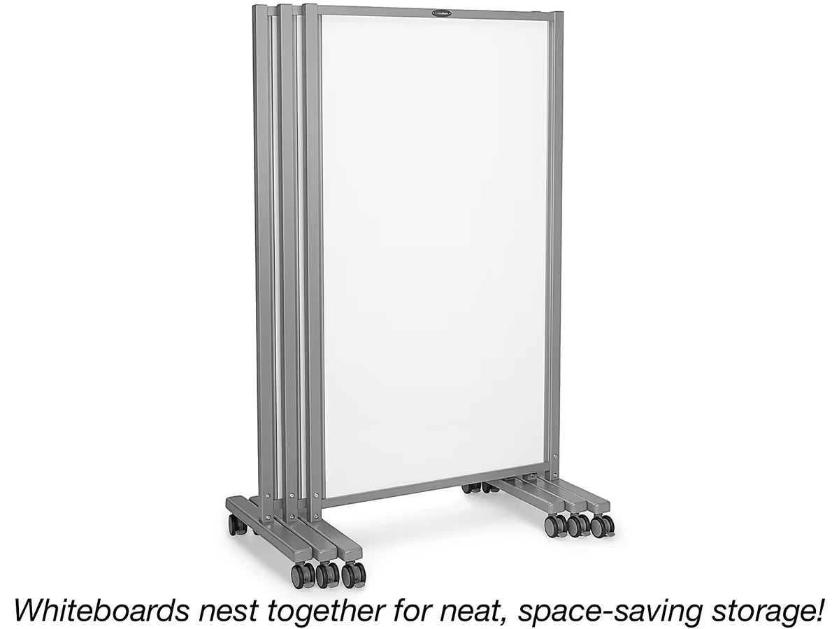 Flex-Space Mobile Magnetic Double-Sided Whiteboard - US 3371
