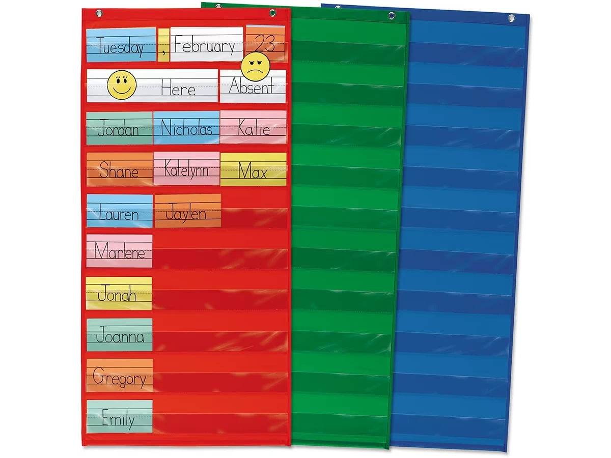 Space-Saver Pocket Chart - US 8021