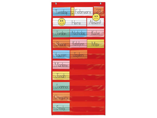 Space-Saver Pocket Chart - US 8021