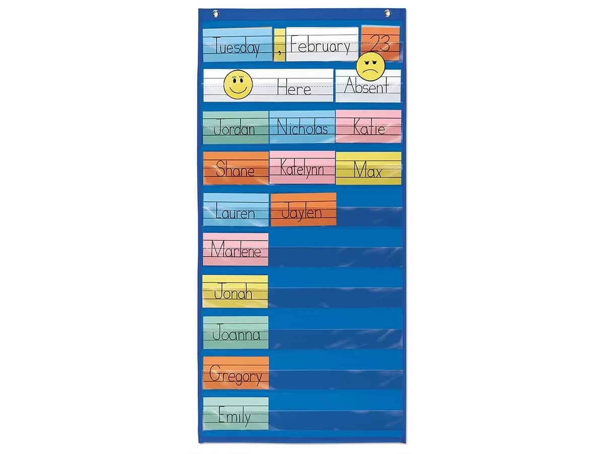 Space-Saver Pocket Chart - US 8021