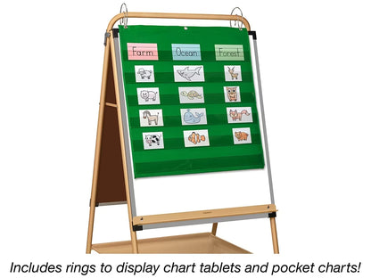 Heavy-Duty Mobile Teaching Easel - US 4128