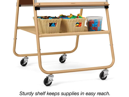 Heavy-Duty Mobile Teaching Easel - US 4128