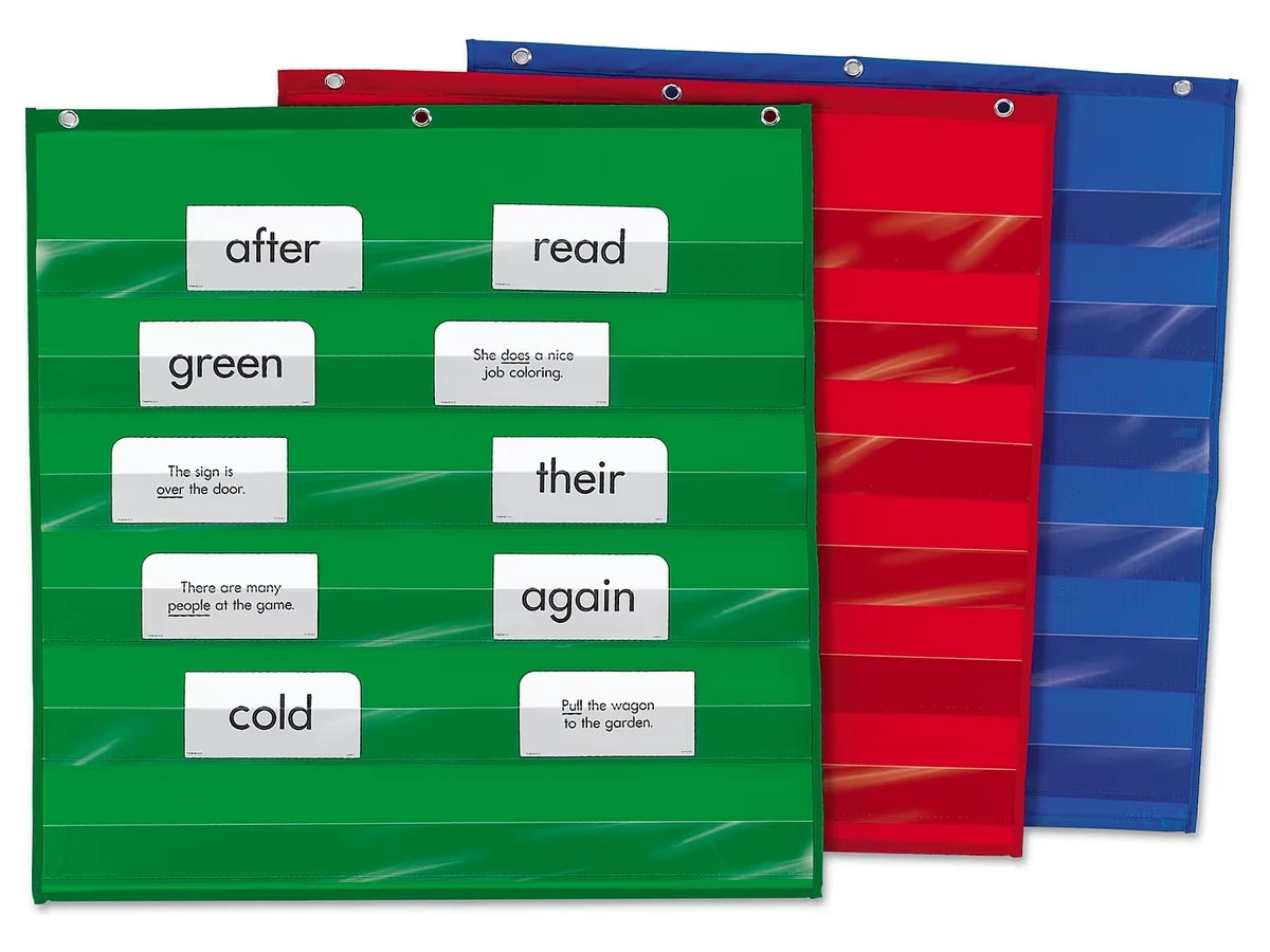 Heavy-Duty Small Pocket Chart - US 7848