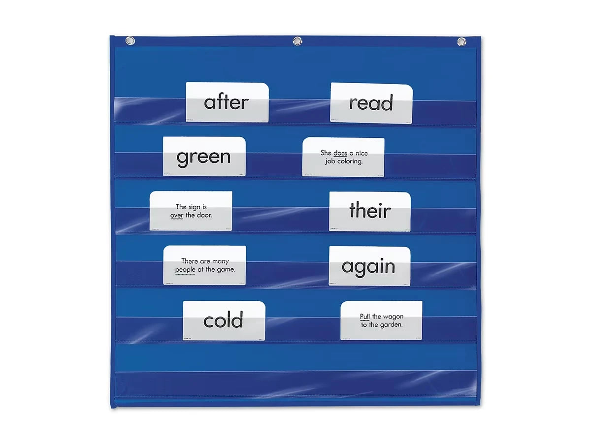 Heavy-Duty Small Pocket Chart - US 7848