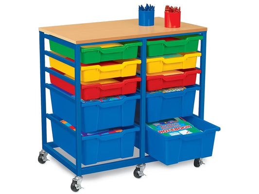 Mobile 10-Bin Storage Center - US 2137