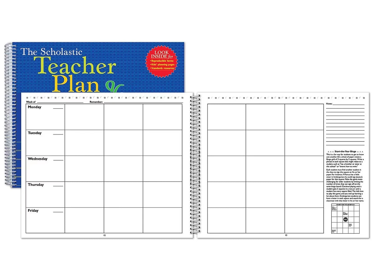 Teacher Lesson Plan Book - US 3851