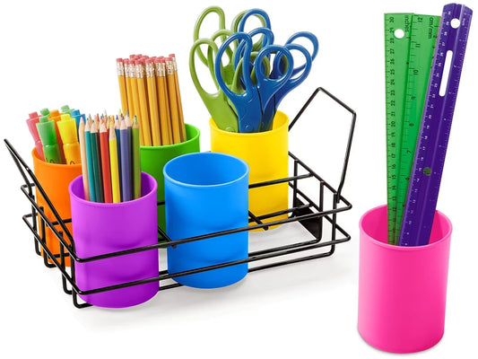 Neon Classroom Carry-All Supply Caddy - US 1958