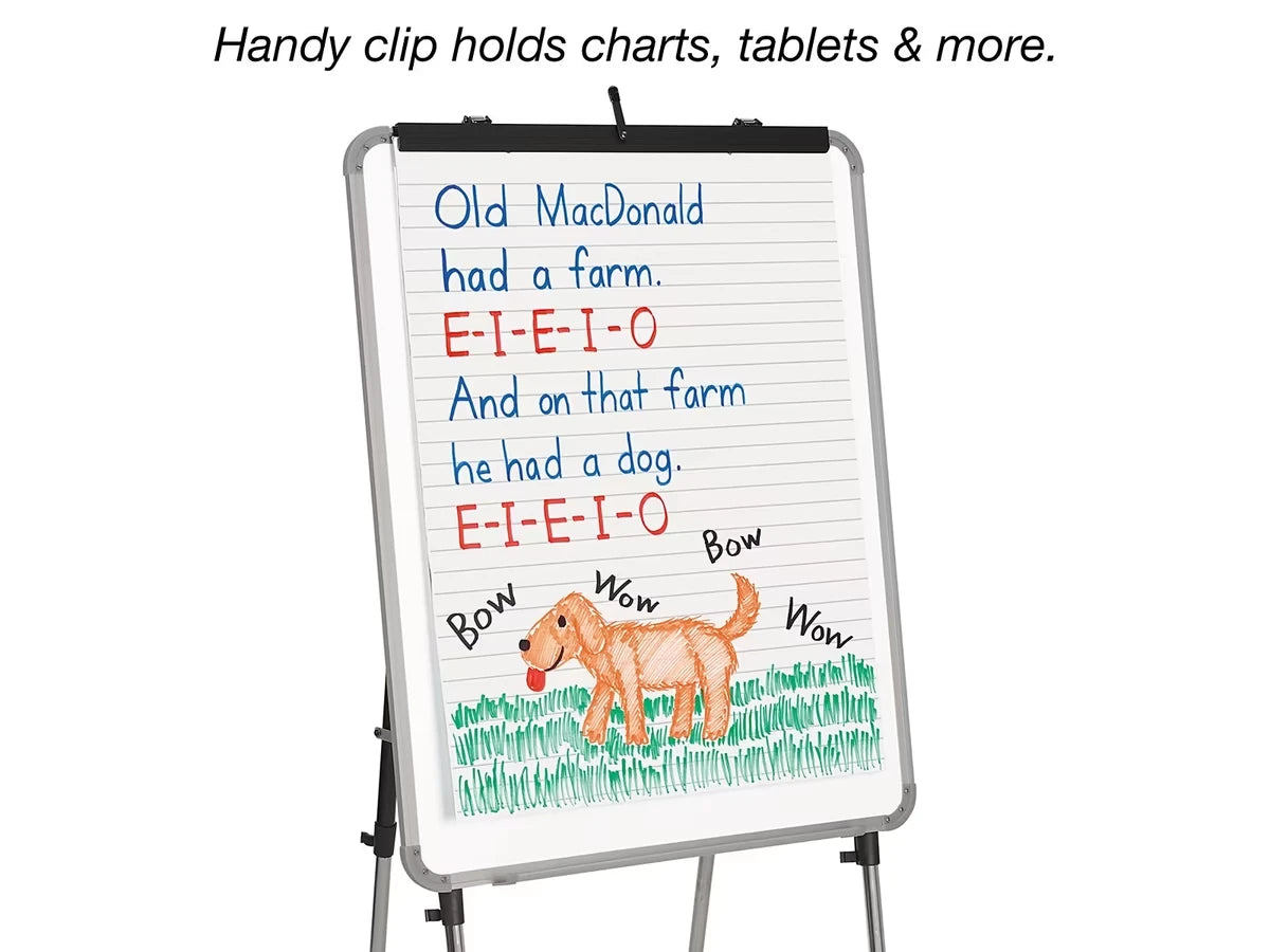Magnetic Write & Wipe Adjustable Easel - US 9744