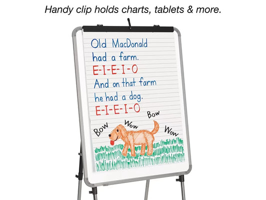 Magnetic Write & Wipe Adjustable Easel - US 9744