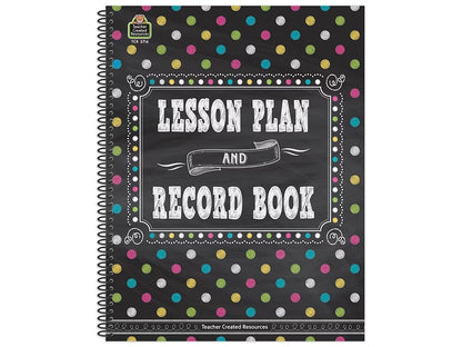 Chalkboard Brights Lesson Plan & Record Book - US 1002