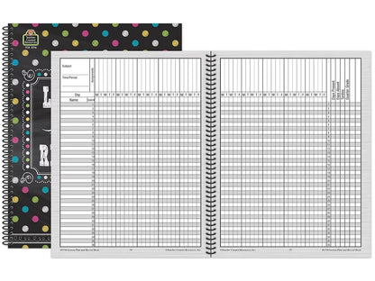 Chalkboard Brights Lesson Plan & Record Book - US 1002