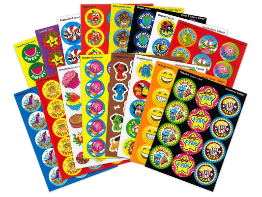 Kid’s Choice Scented Motivational Stickers - Variety Pack - US 5255