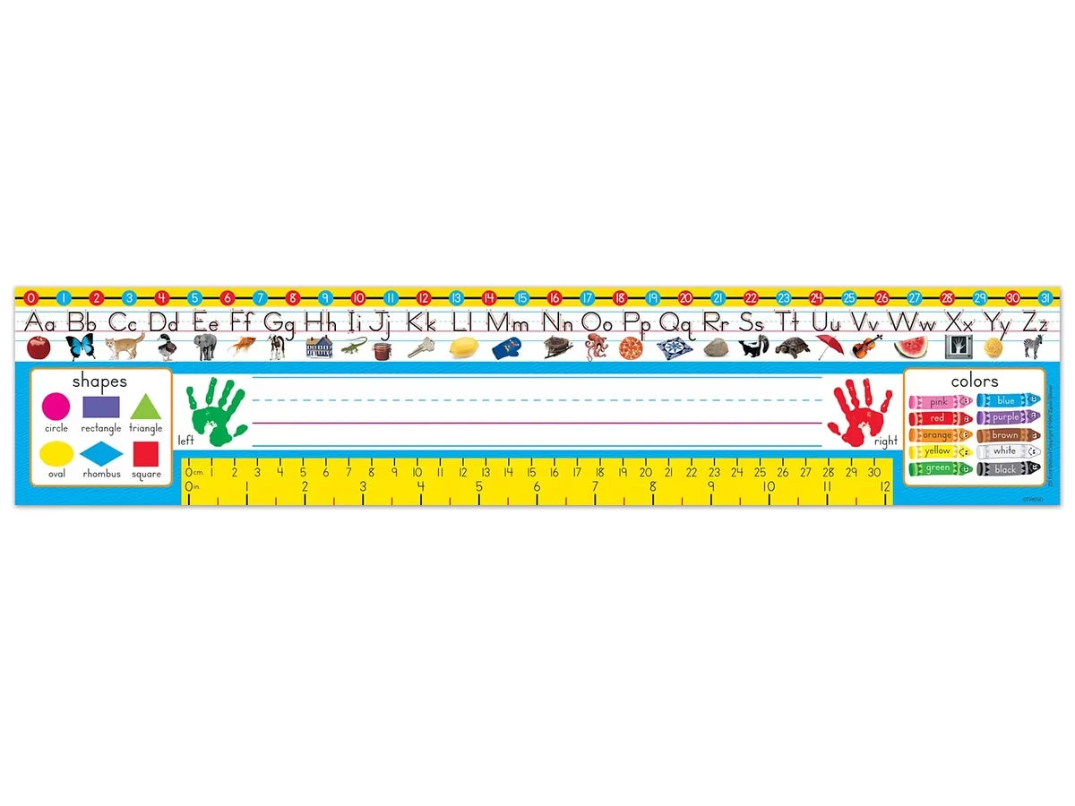 Zaner-Bloser Manuscript Reference Nameplates - Pre K-K - US 9022