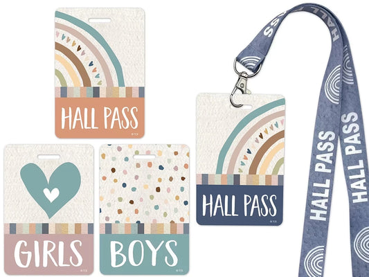 Everyone Is Welcome Student Hall Pass Lanyards - US 8741